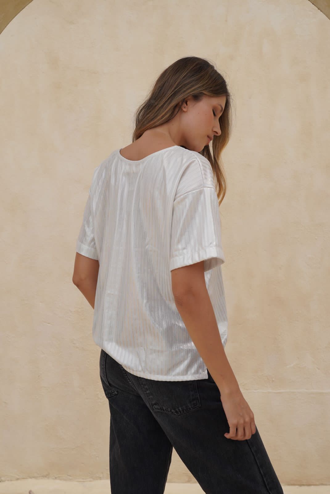 Blusa Gala crema