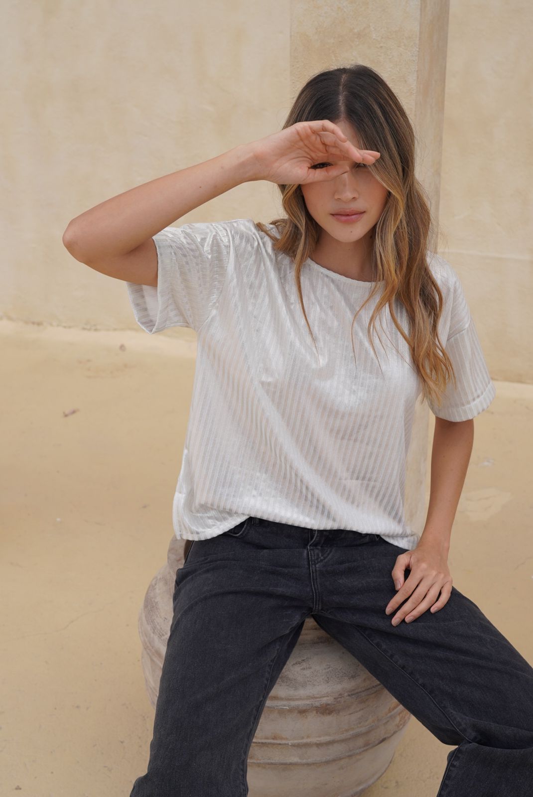 Blusa Gala crema