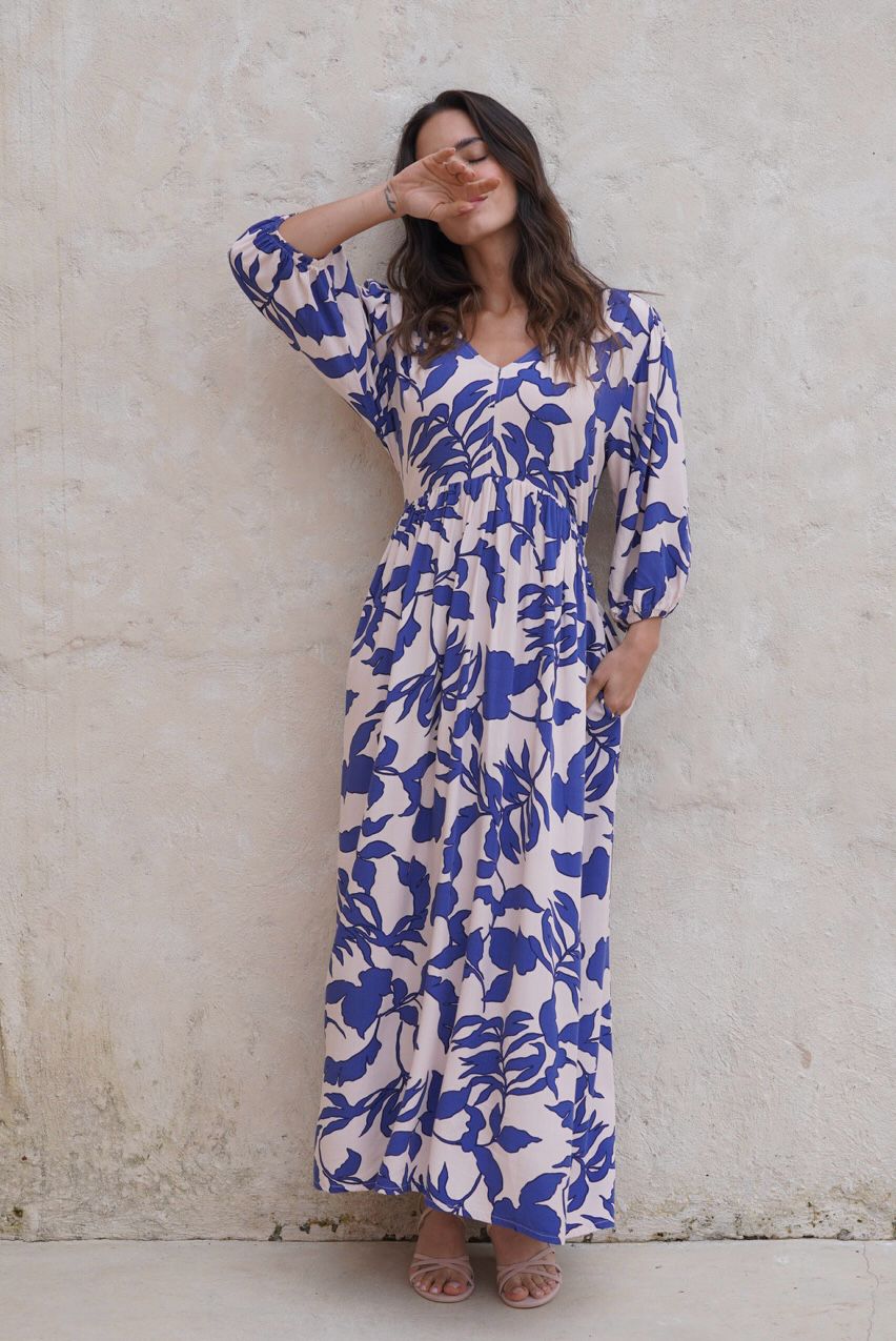 Vestido Gaia azul