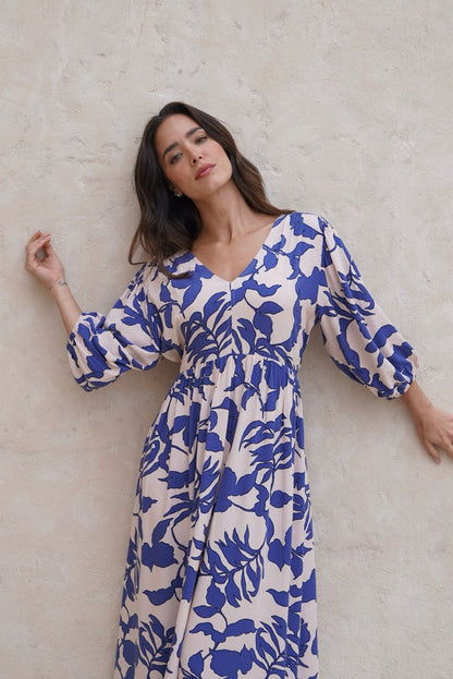 Vestido Gaia azul