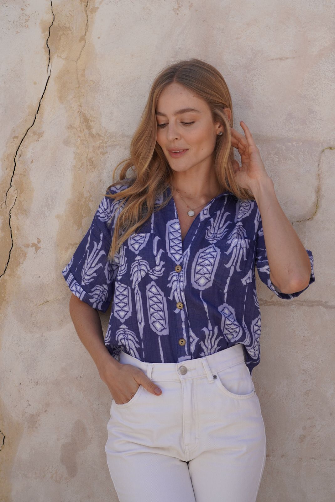 Blusa Isla Navy