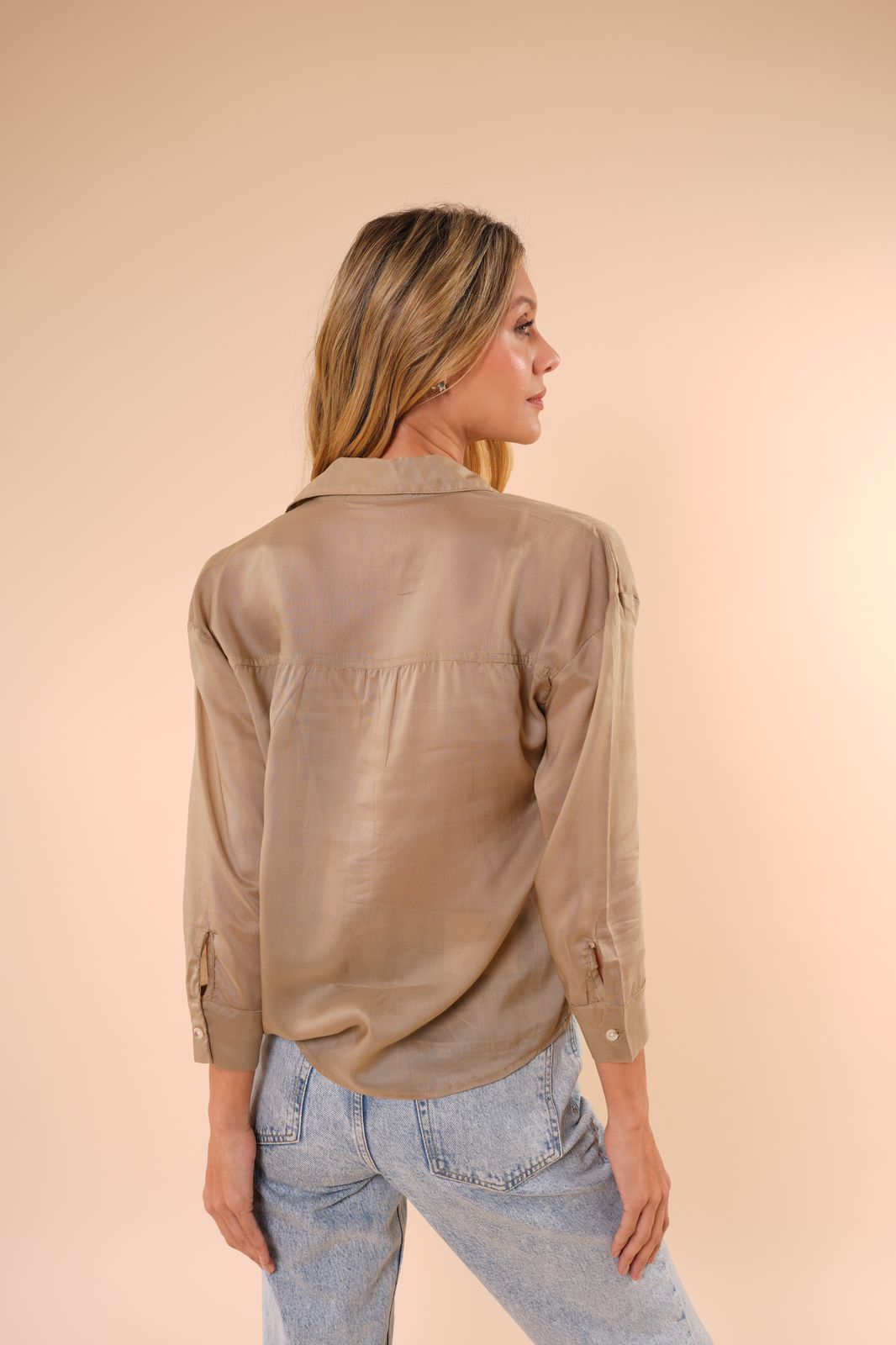 Camisa Kaia Taupe