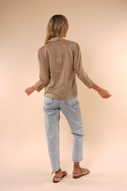 Camisa Kaia Taupe