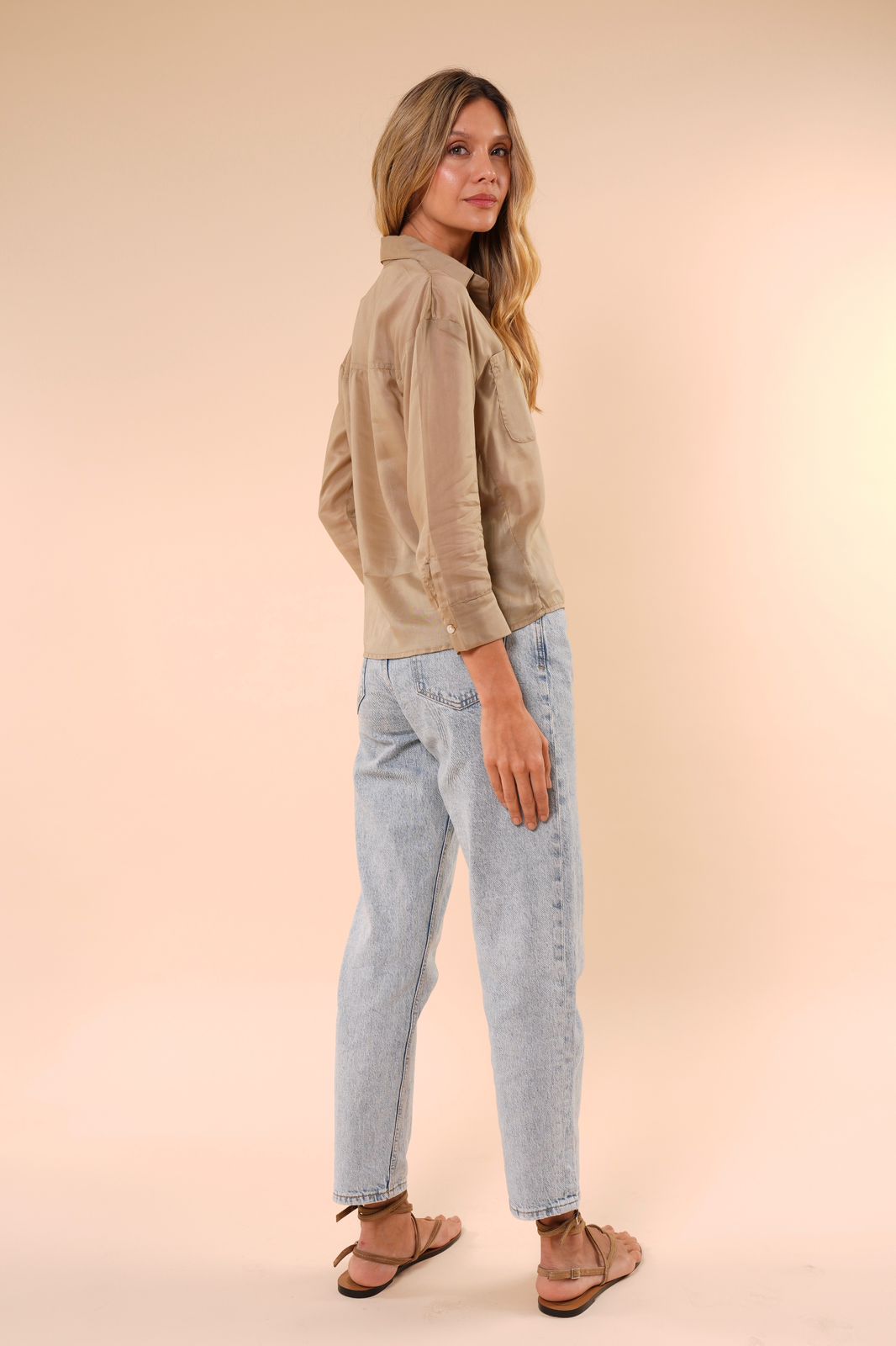 Camisa Kaia Taupe
