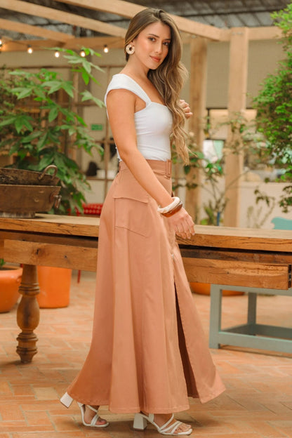 Falda Dina Caramelo