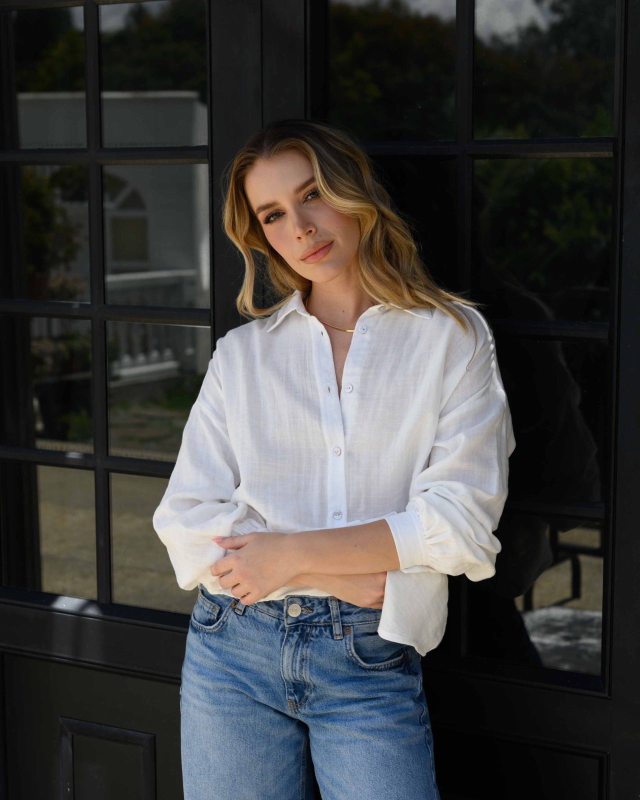 Camisa Cristina Plane blanca