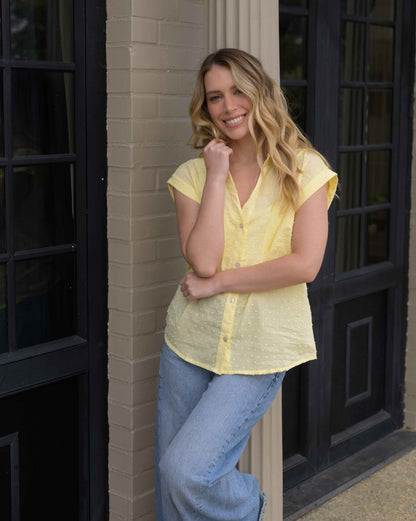 Camisa Blend cotton Amarilla