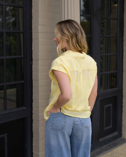 Camisa Blend cotton Amarilla