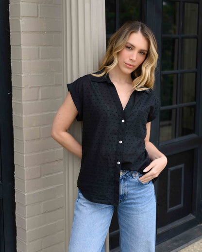 Camisa Blend cotton negra