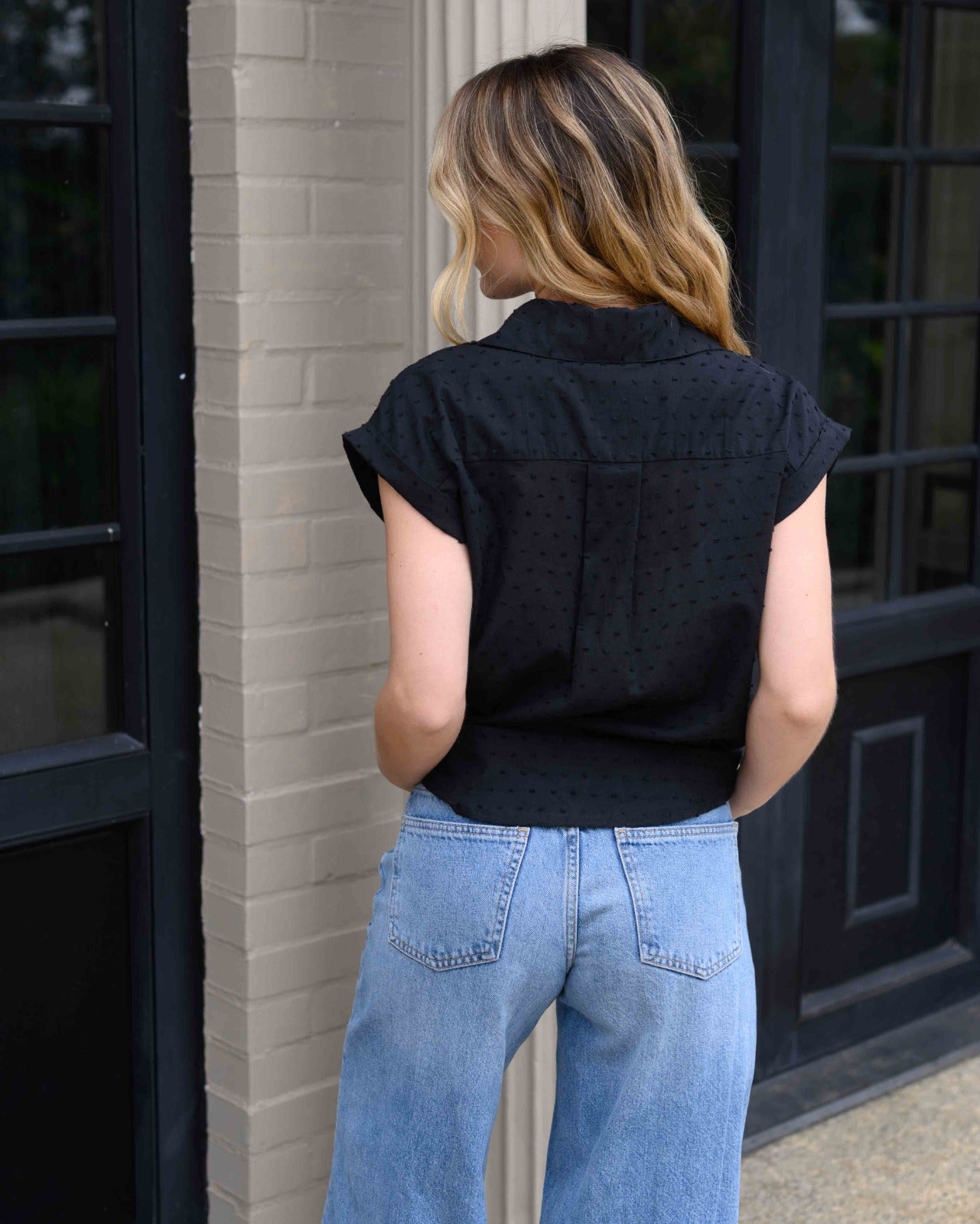 Camisa Blend cotton negra