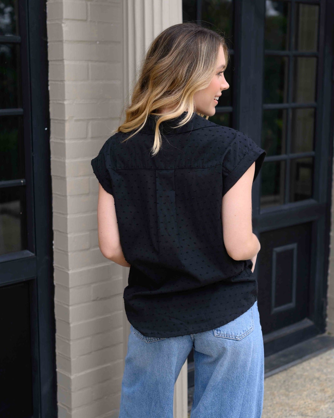 Camisa Blend cotton negra