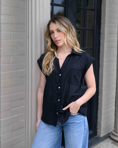 Camisa Blend cotton negra