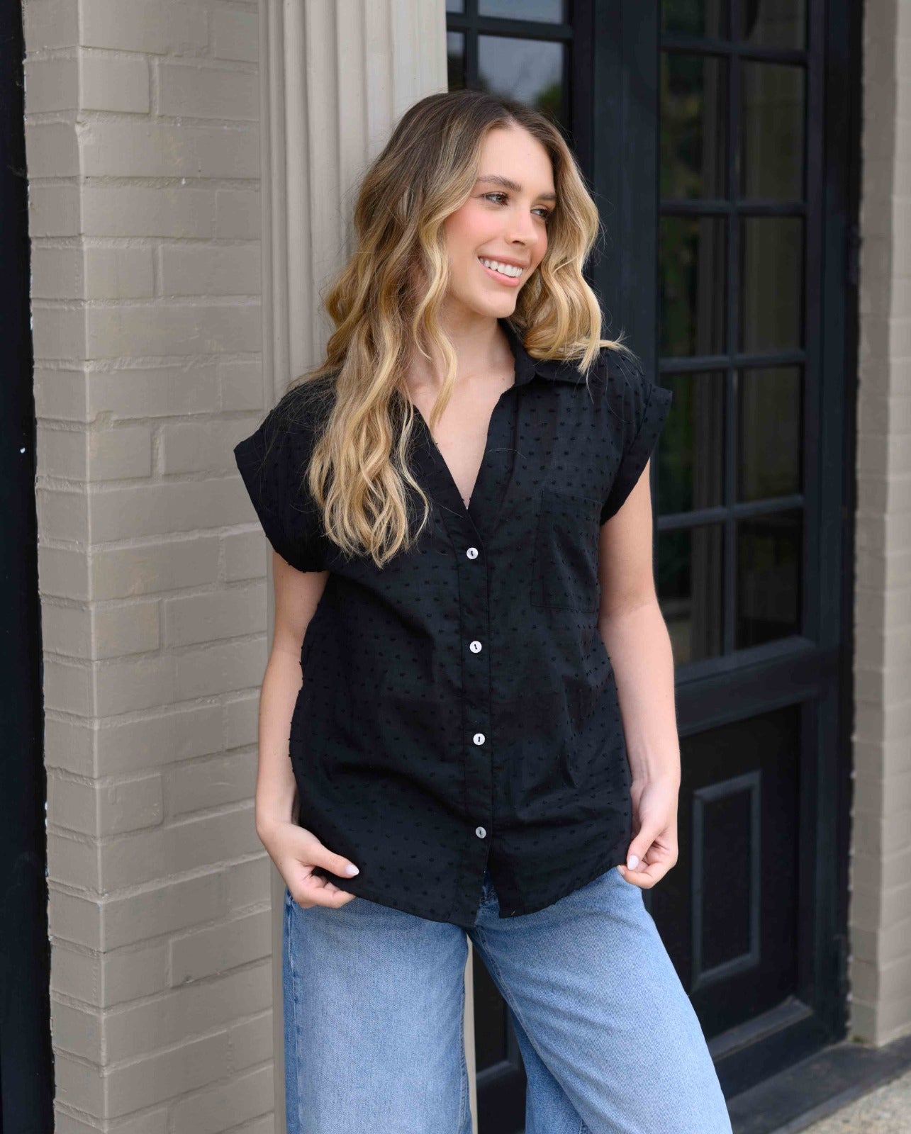 Camisa Blend cotton negra