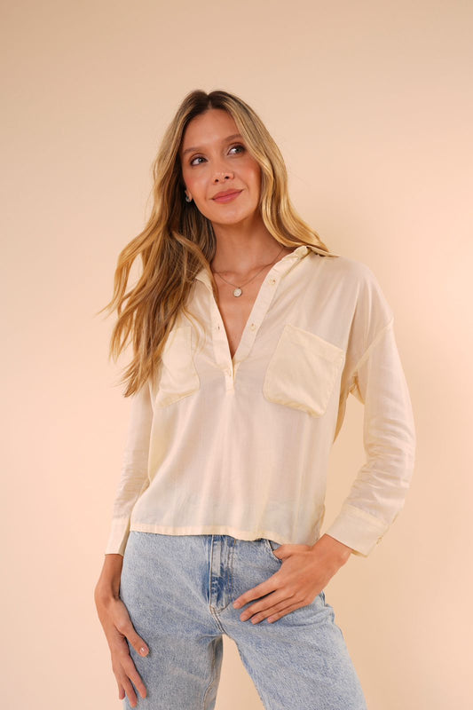 Camisa Kaia beige