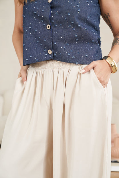 Pantalón Aladino beige