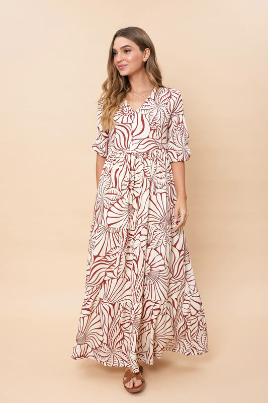Vestido Violeta Botánico