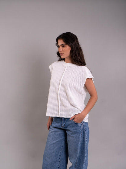 Blusa Sara Muse Marfil