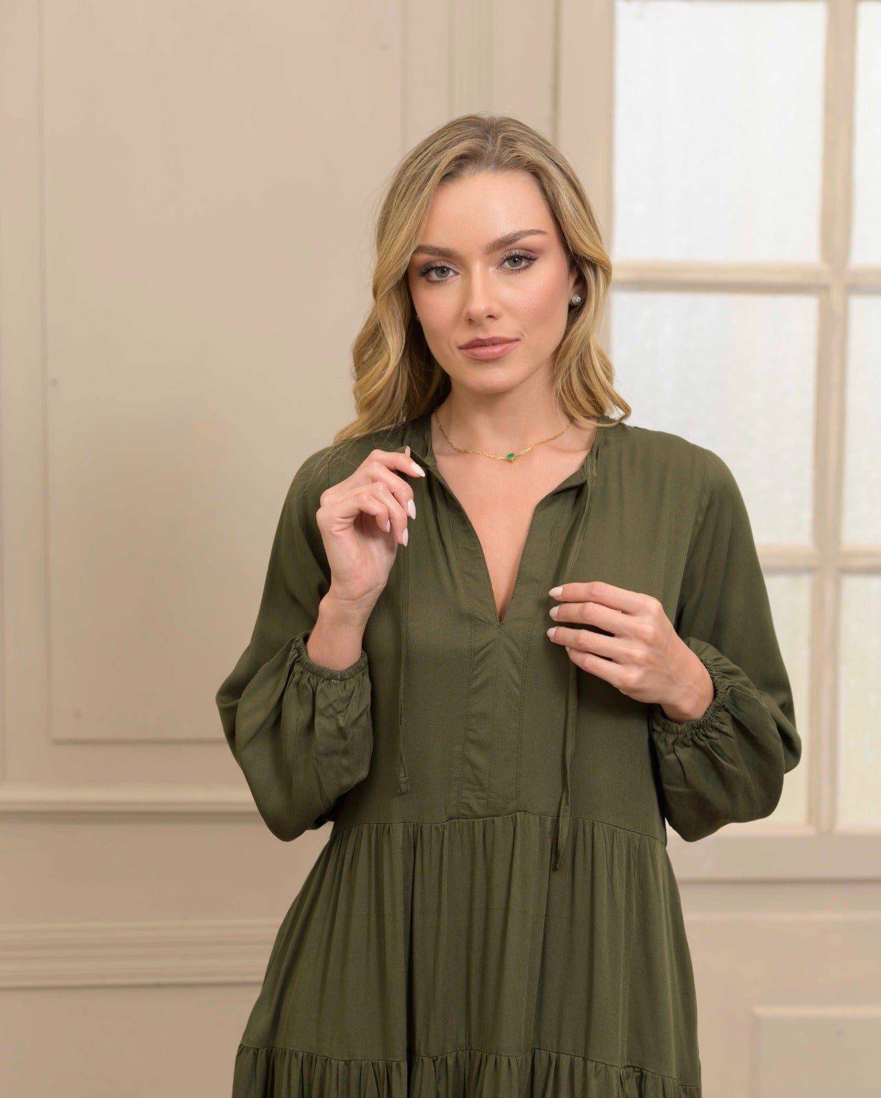 Vestido Eloísa Plane Militar