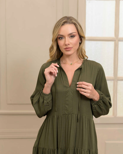 Vestido Eloísa Plane Militar