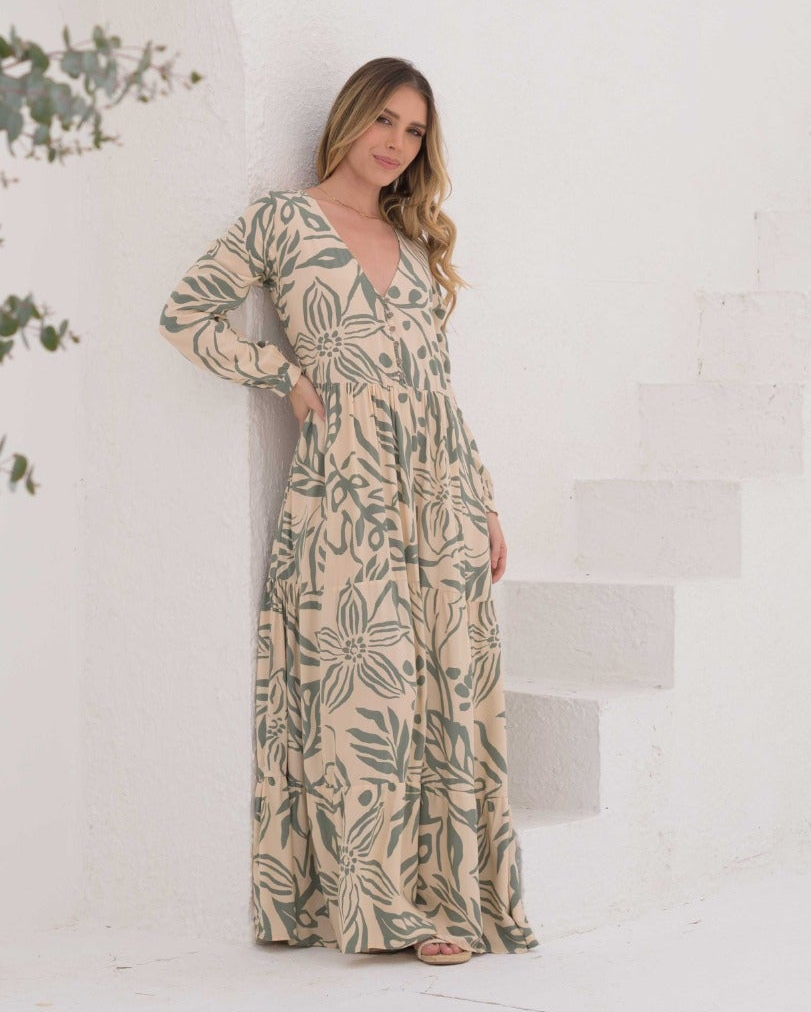Vestido Nevada Lia verde