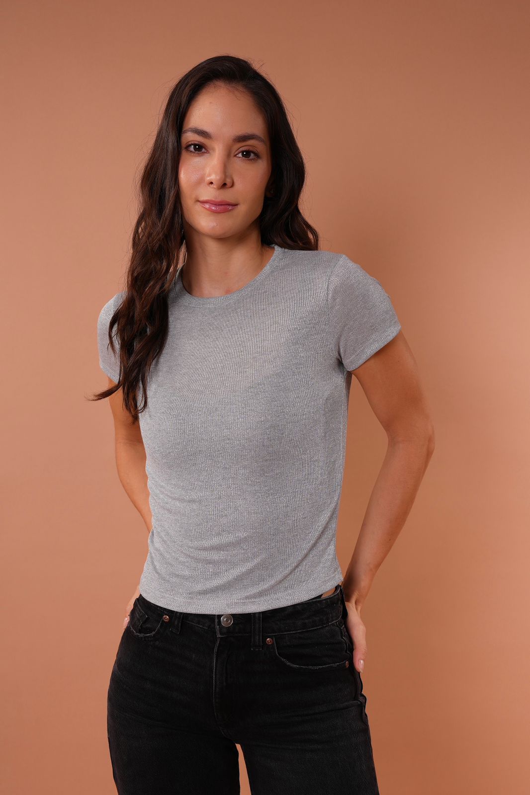 Camiseta Iris Gris