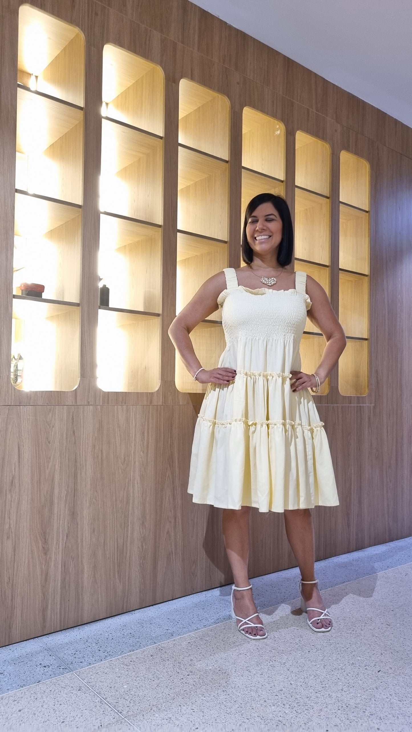 Vestido Monarca amarillo