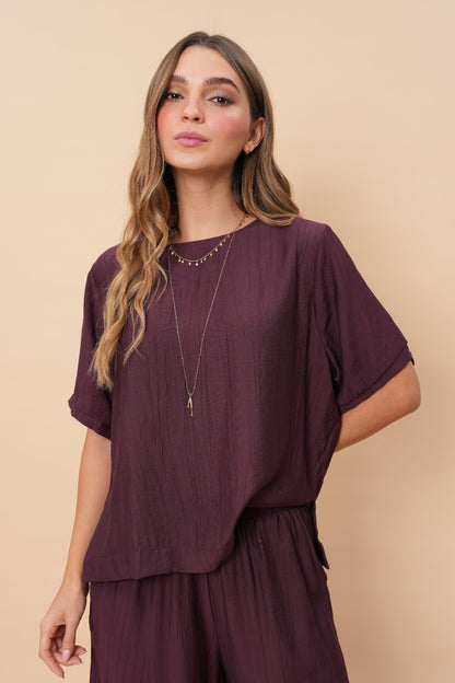 Blusa Zaira Uva