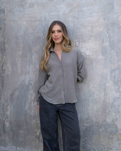 Camisa Cristina Berlín Verde