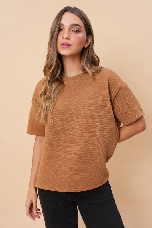 Camiseta Isis camel
