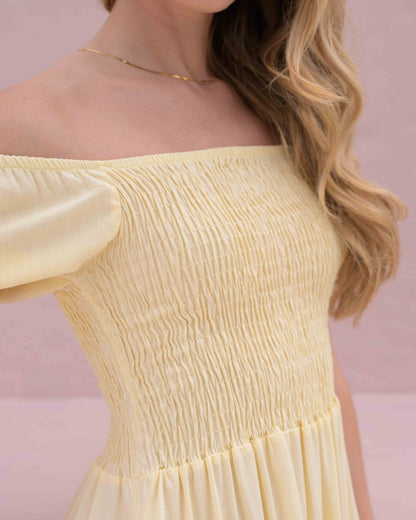 Vestido Maite Plane butter