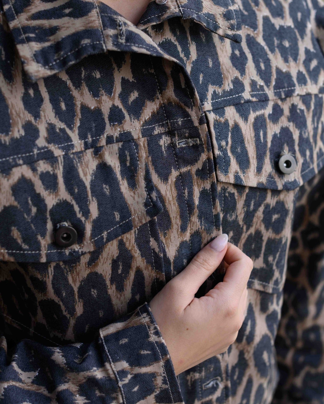 Chaqueta Maia Print Café