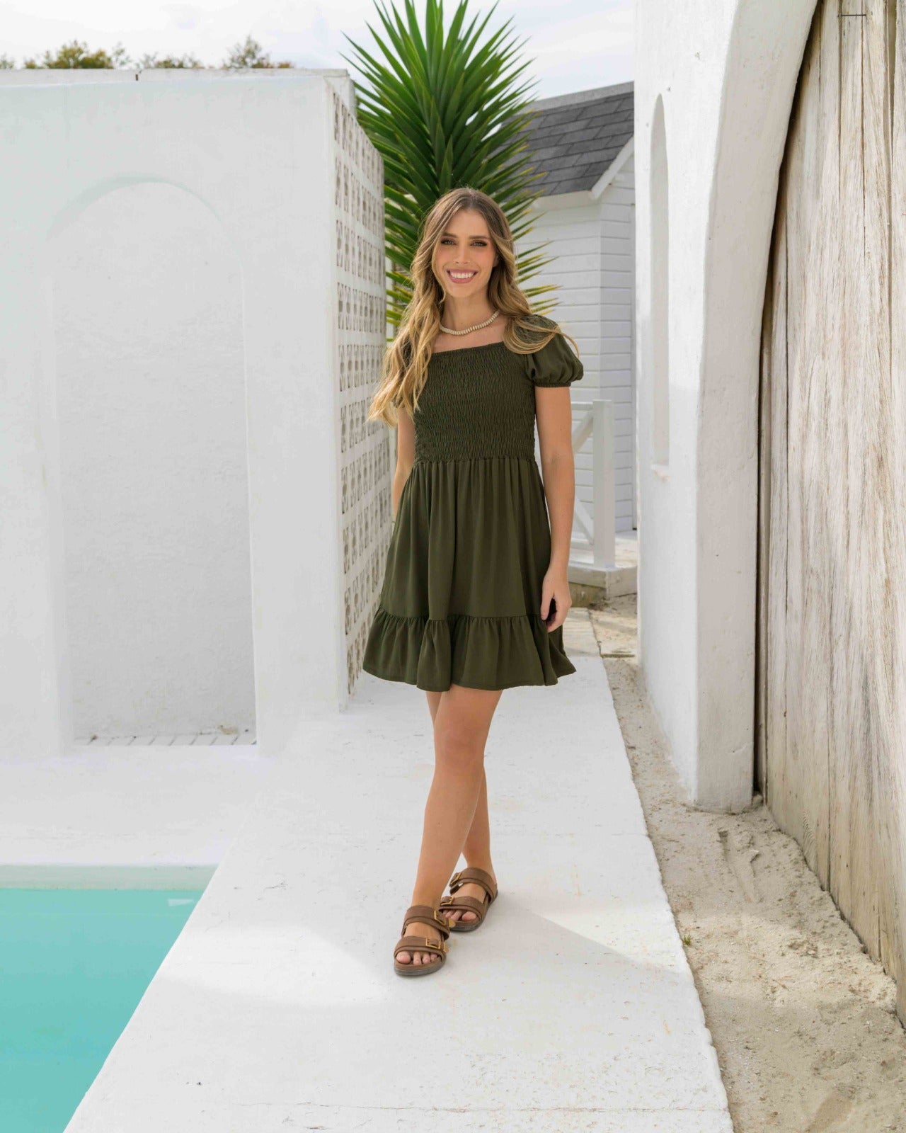 Vestido Maite Plane Green