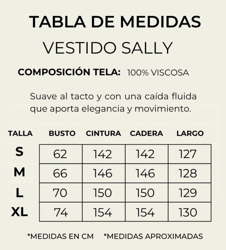 Vestido Sally print
