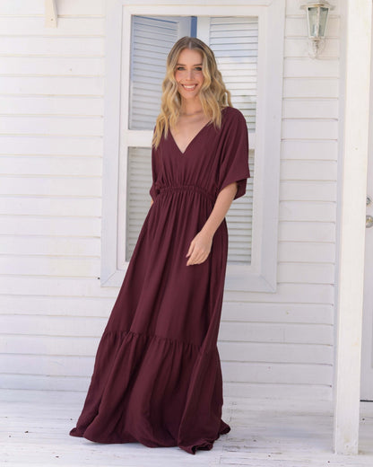 Vestido Elodia Uva