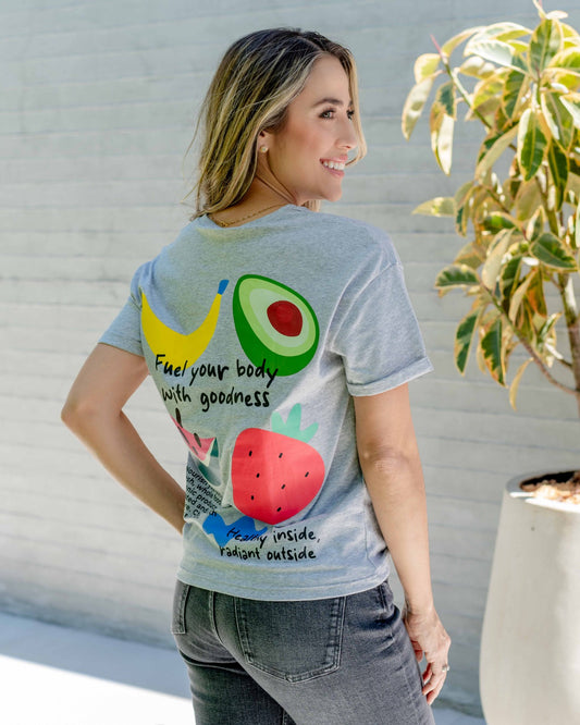 Camiseta Kila Fruits gris