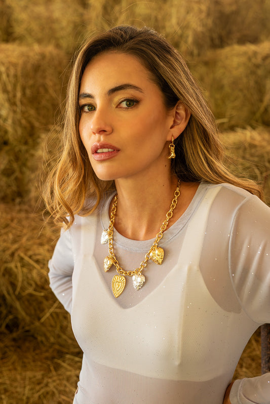 Collar Corazones
