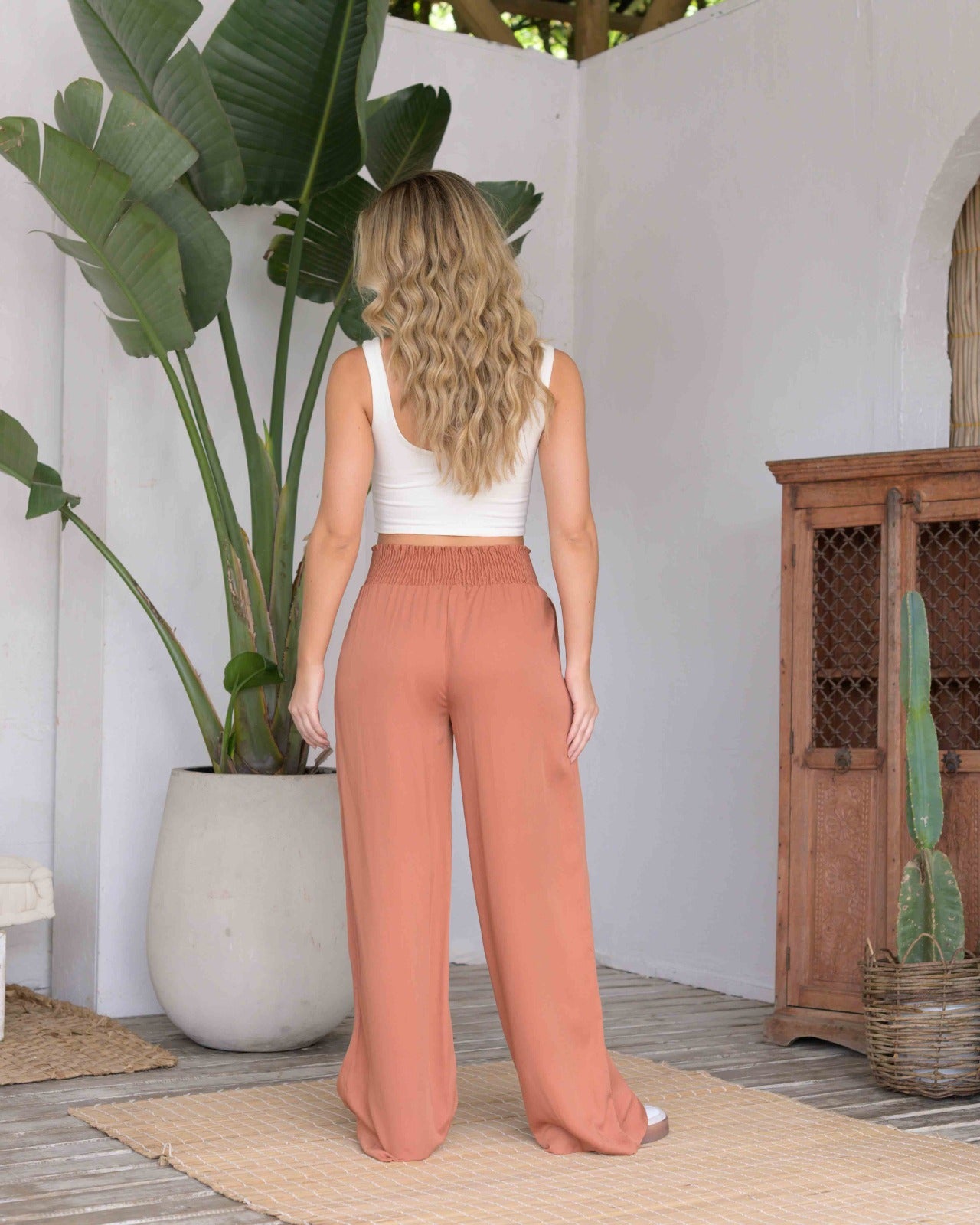 Pantalón Olivia Plane almond
