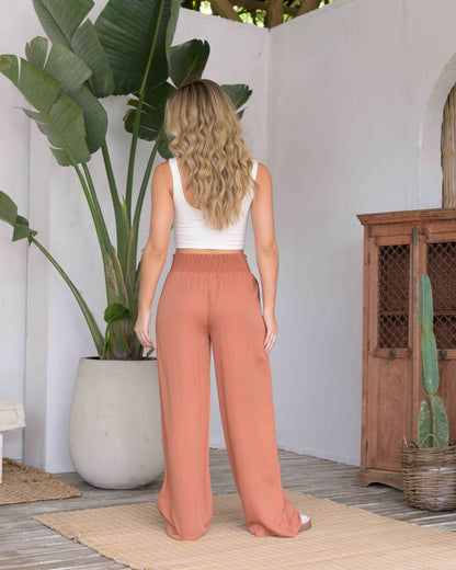 Pantalón Olivia Plane almond