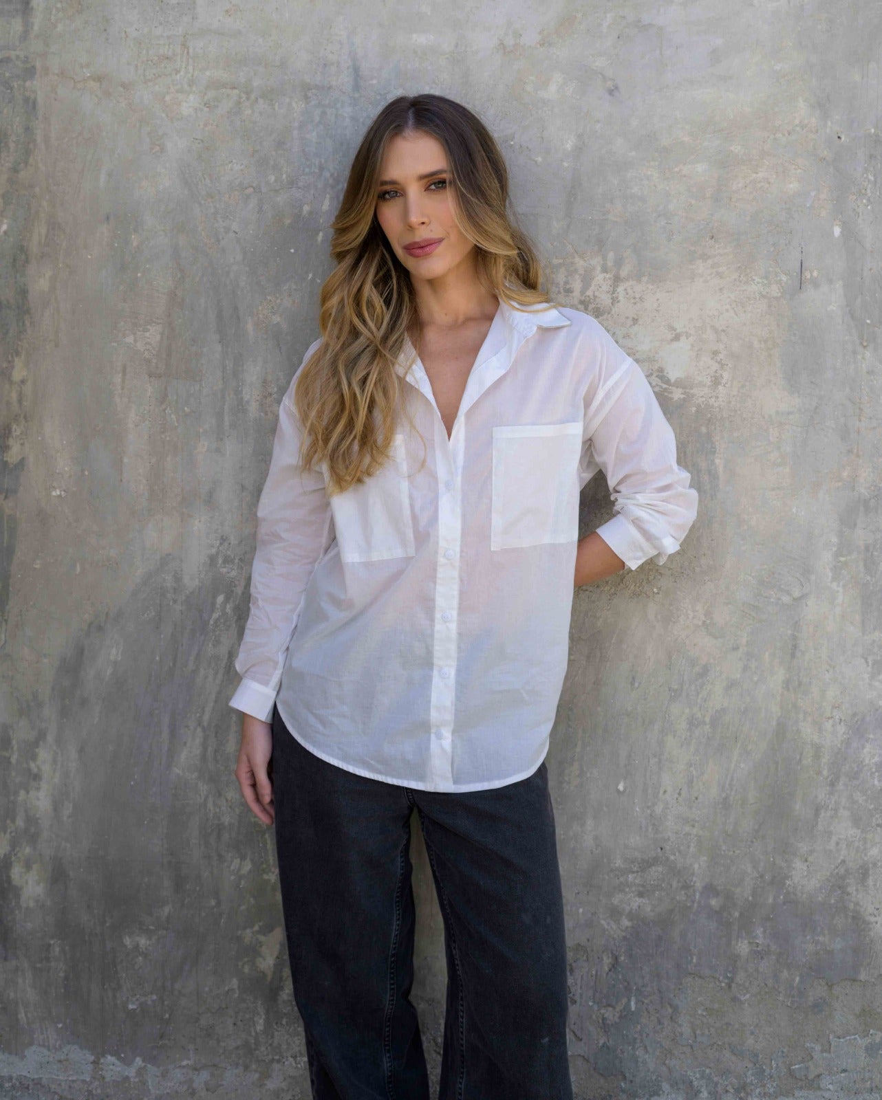 Camisa Lucero Soft Marfil