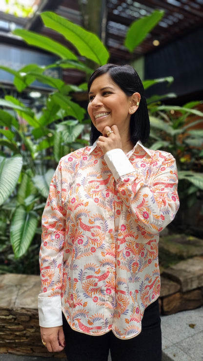 Camisa Soft Pájaros