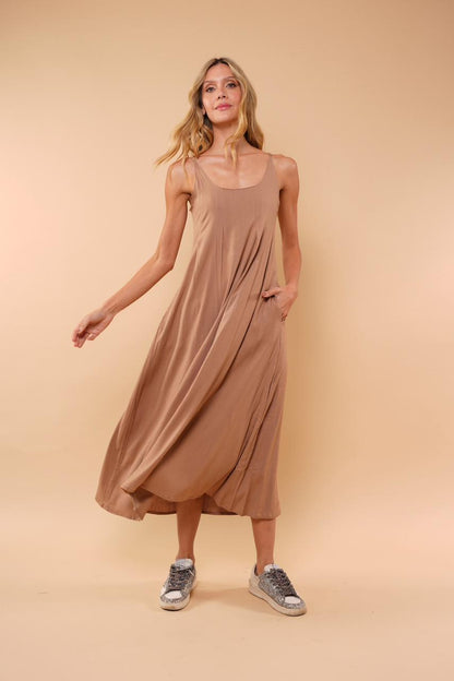 Vestido Salomé Taupe
