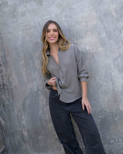 Camisa Cristina Berlín Verde