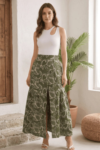 Falda Fresya verde