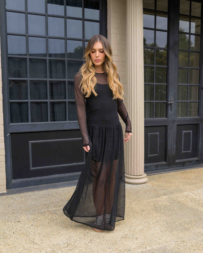 Vestido Iris Plane Black