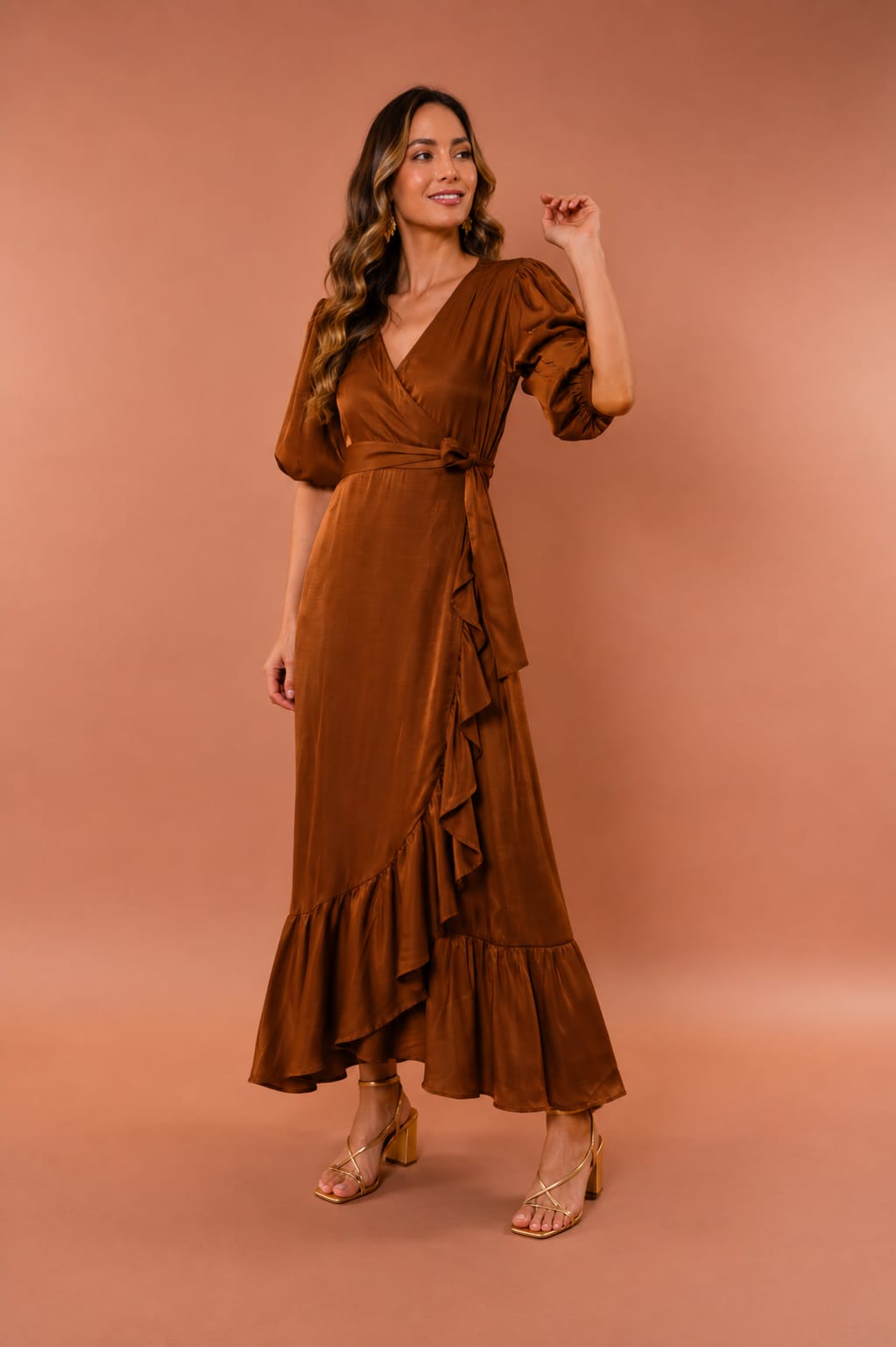 Vestido Melina Brownie