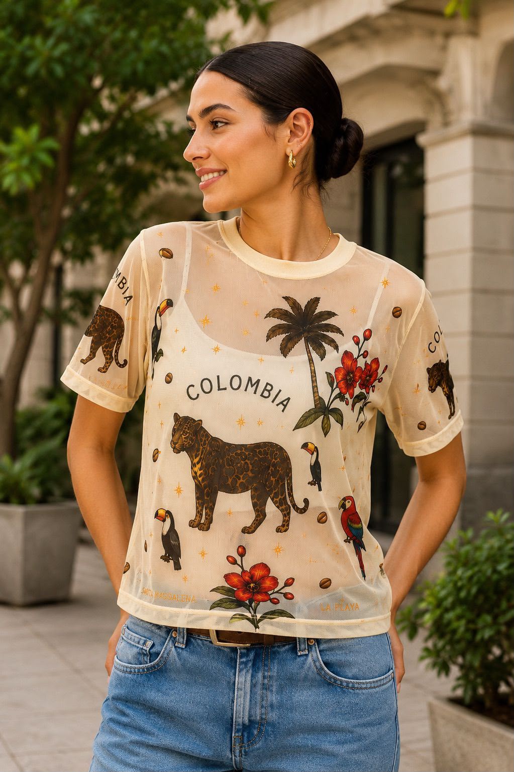 Blusa Malla Colombia