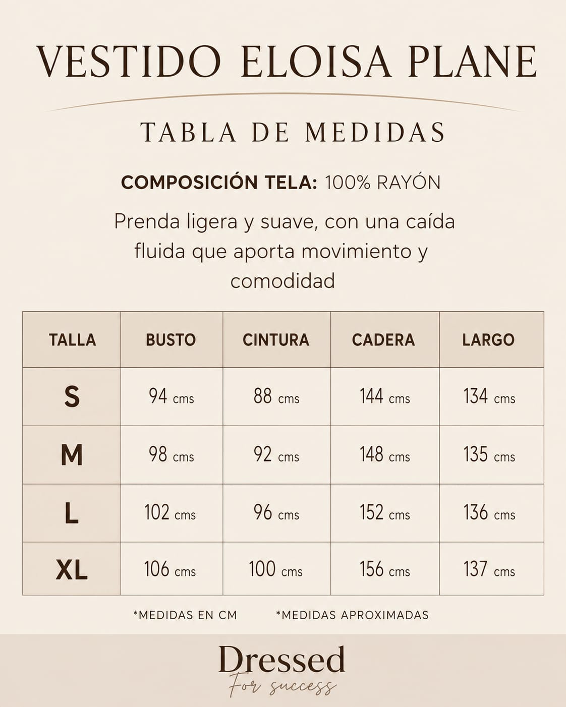 Vestido Eloísa Plane Toffee