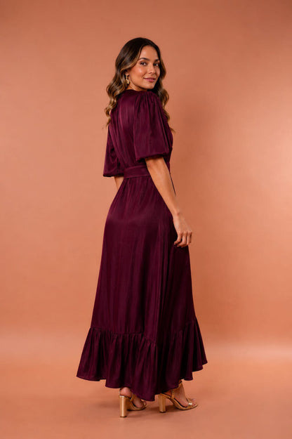 Vestido Melina Merlot