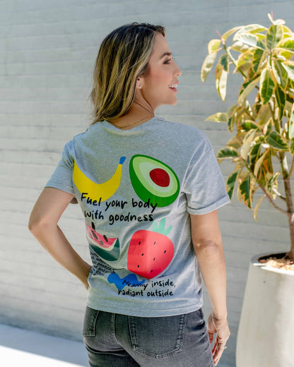 Camiseta Kila Fruits gris