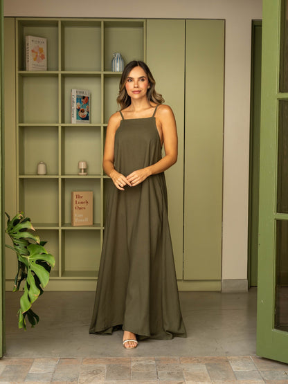 Vestido Aitana Plane verde